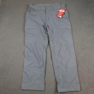 Alaskan Hardgear Pants Mens 38x30 Blue Quickhatch Cargo Lightweight Stretch